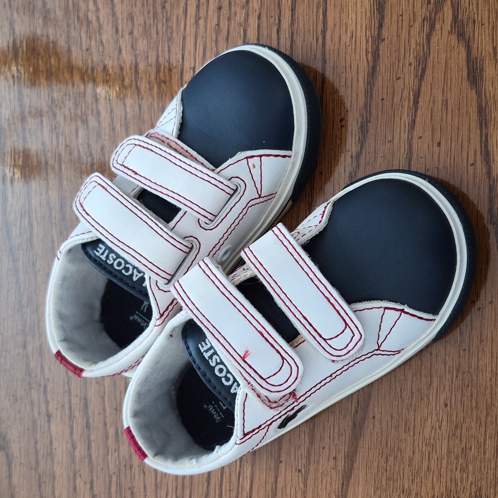 New • Lacoste Riberac Velcro Shoes - Picture 2 of 4